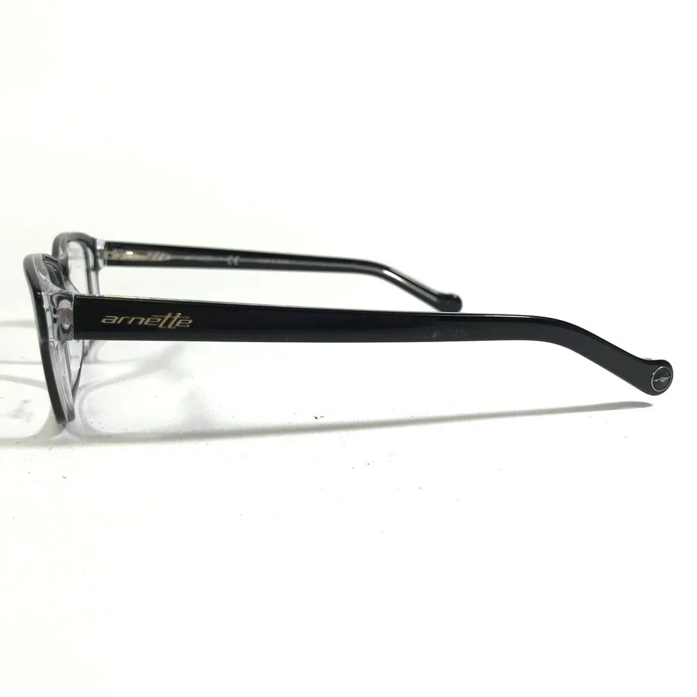 Arnette RIFF 7079 1019 Eyeglasses Frames Black Clear Rectangular 55-18-145